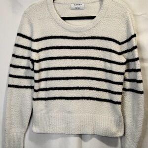 Old Navy Women's Striped Sweater - Black & White